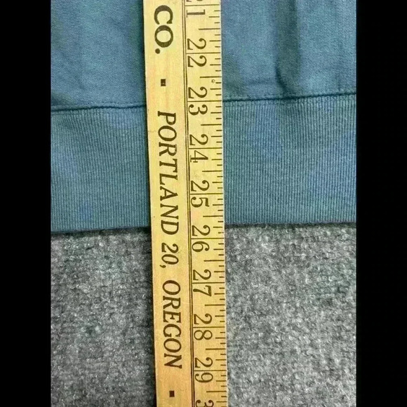 Vintage Champion Sweatshirt 1/4 Zip Crewneck Mens Size XL Blue - Picture 7 of 8